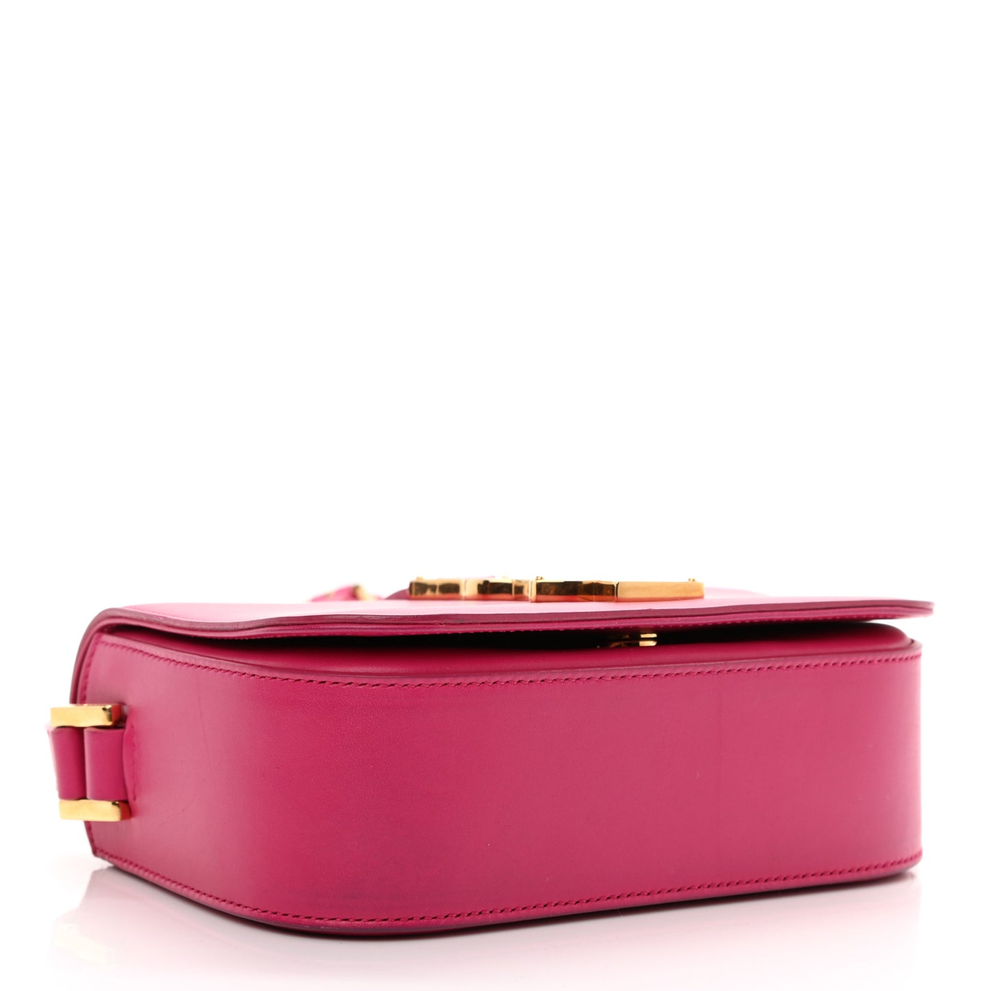 Smooth Calfskin Small Classic Monogram Universite Bag Fuchsia