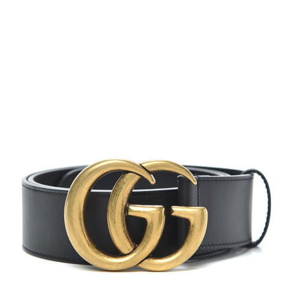 Gucci Calfskin Double G 40mm Belt 85 34 Black 1 of 5