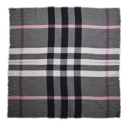 Burberry Modal Wool Giant Check Scarf Dark Trench 1 of 4