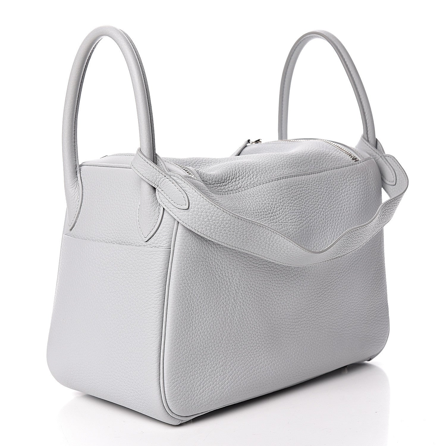 Hermes Taurillon Clemence Lindy 26 Bleu Arctic 3 of 13