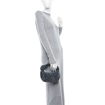 Bottega Veneta Denim Boucle Mini Jodie Indigo Silver 3 of 8