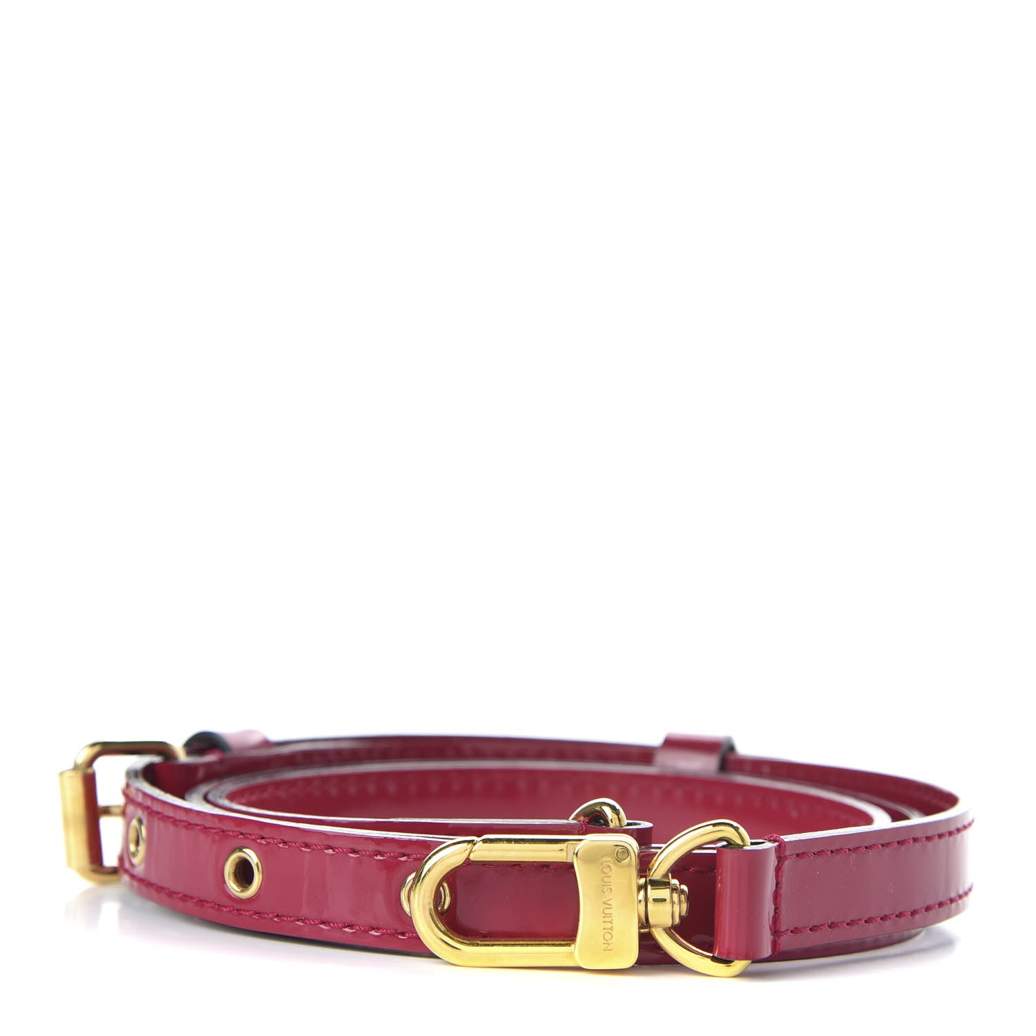 Louis Vuitton Vernis 16mm Adjustable Shoulder Strap Magenta 1 of 6