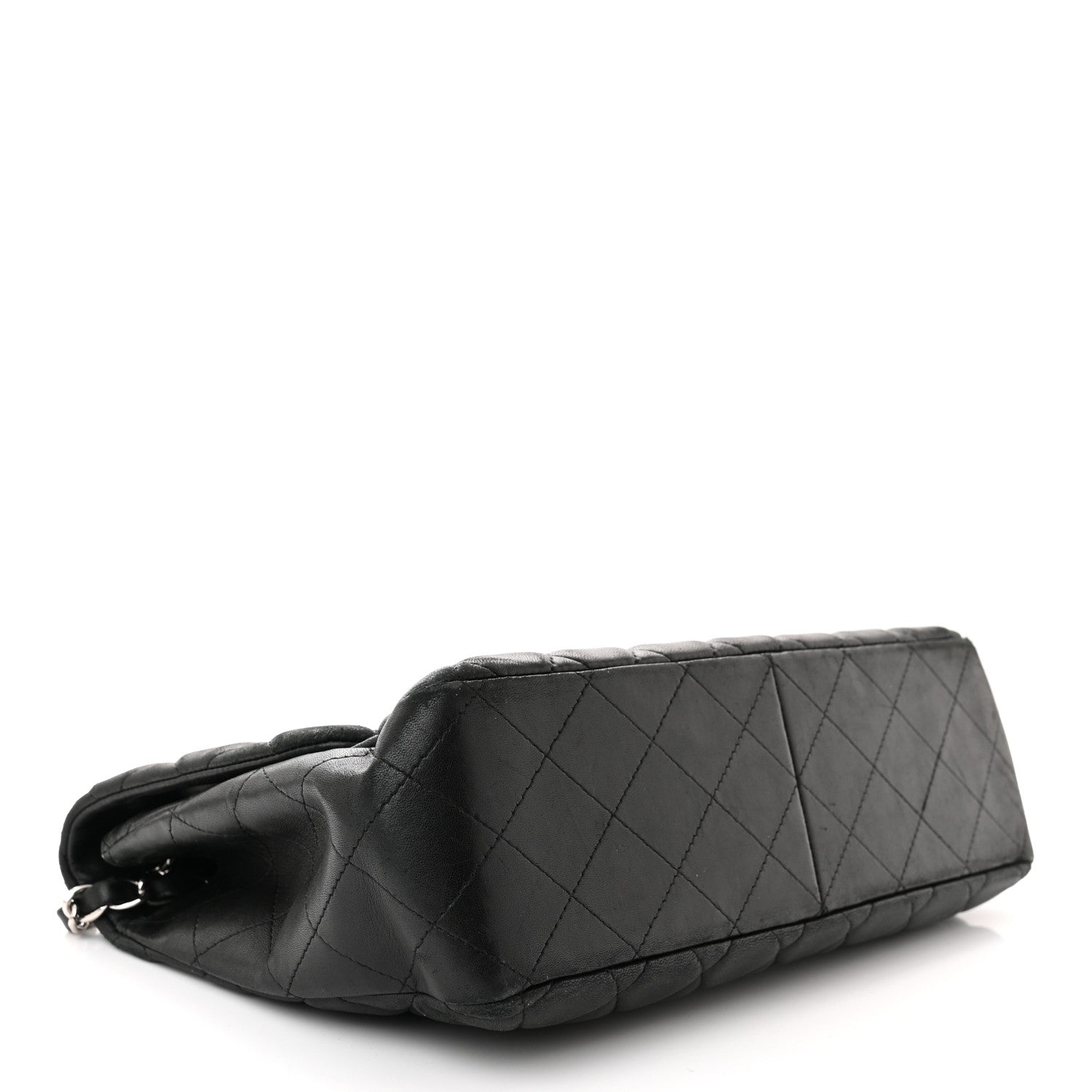 Chanel Lambskin Quilted Jumbo Single Flap Black 4 of 15