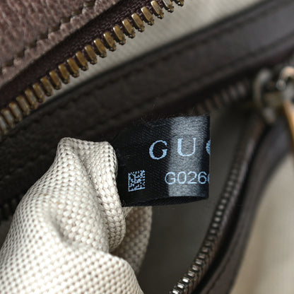 Gucci GG Supreme Monogram Calfskin Web Small Ophidia Day Backpack Beige Ebony New Acero 11 of 15