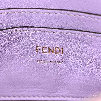 Fendi Satin Sequin Paillettes Shiny Nappa Mini Baguette 1997 Lilla 6 of 12