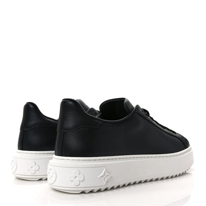 Louis Vuitton Calfskin Time Out Sneakers 39 Black 4 of 8