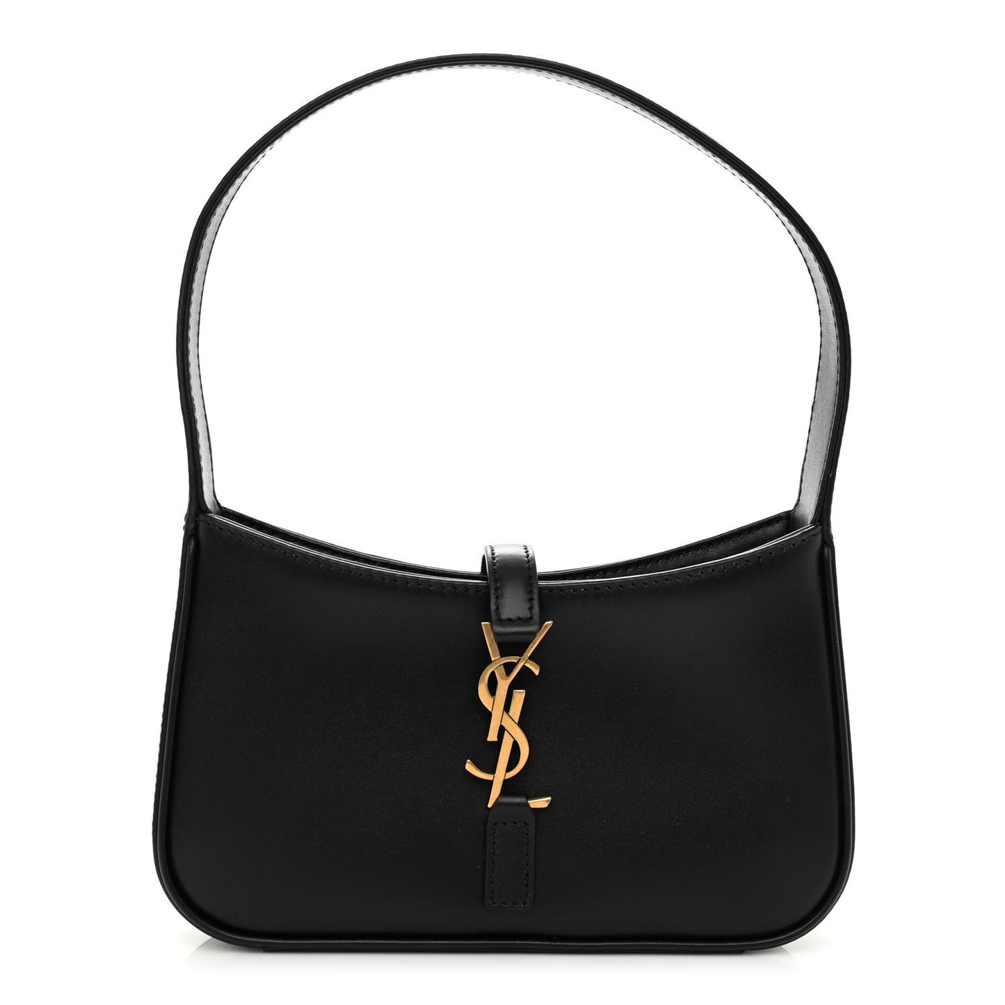 Smooth Calfskin Le 5 A 7 Mini Hobo Black