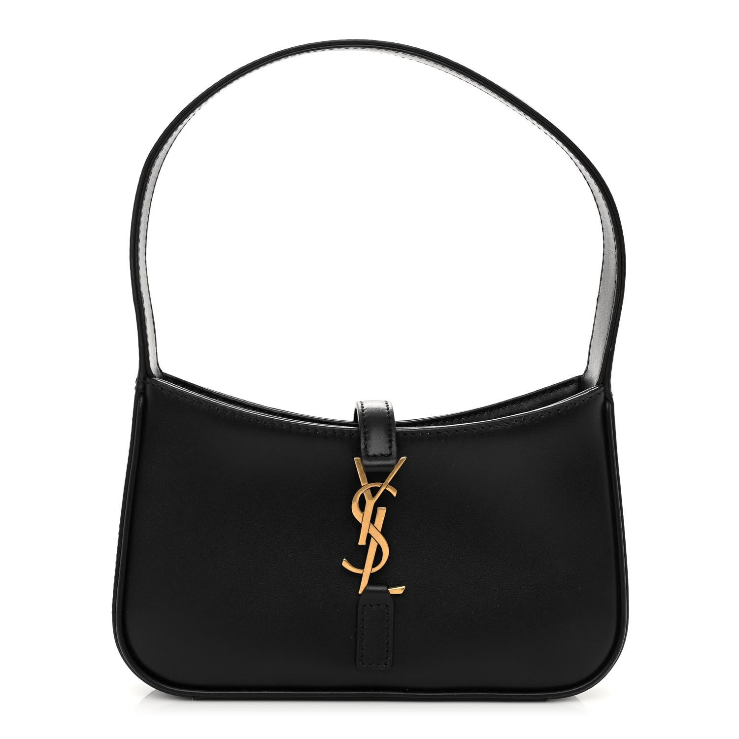 Saint Laurent Smooth Calfskin Le 5 A 7 Mini Hobo Black 1 of 9