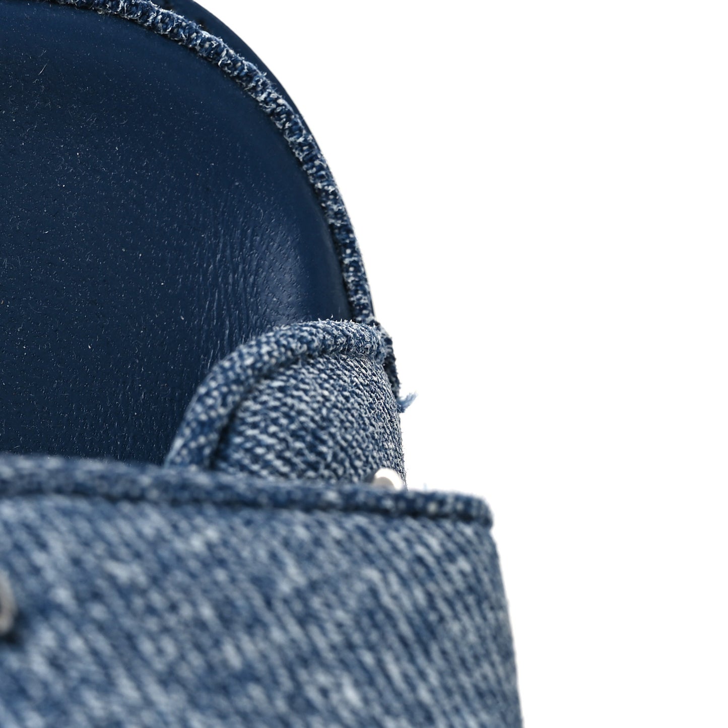 Denim CC Velcro Dad Chain CC Slide Sandals 37 Blue