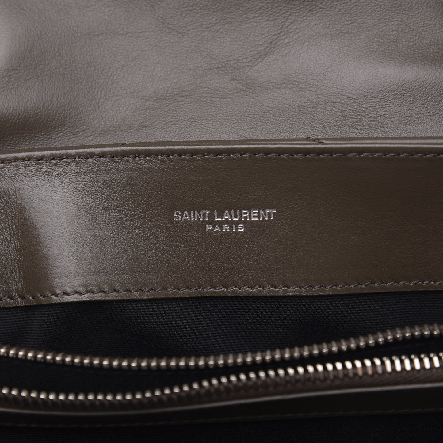 Calfskin Y Quilted Monogram Small Loulou Chain Satchel Faggio