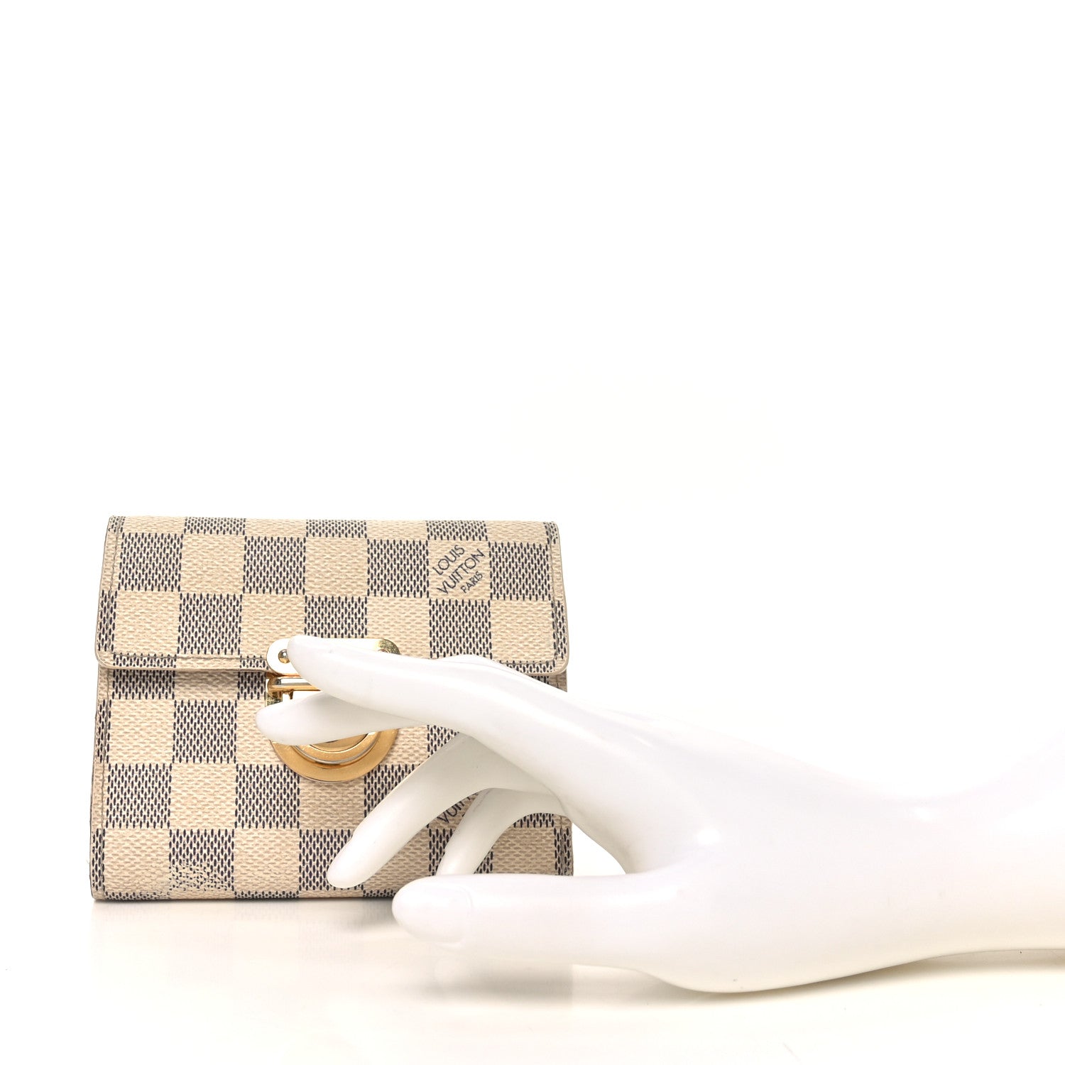 正規Louis Vuitton人気のコアラ極美品プレゼントにも Louis Vuitton Damier Azur Koala Wallet 1821987 – FASHIONPHILE