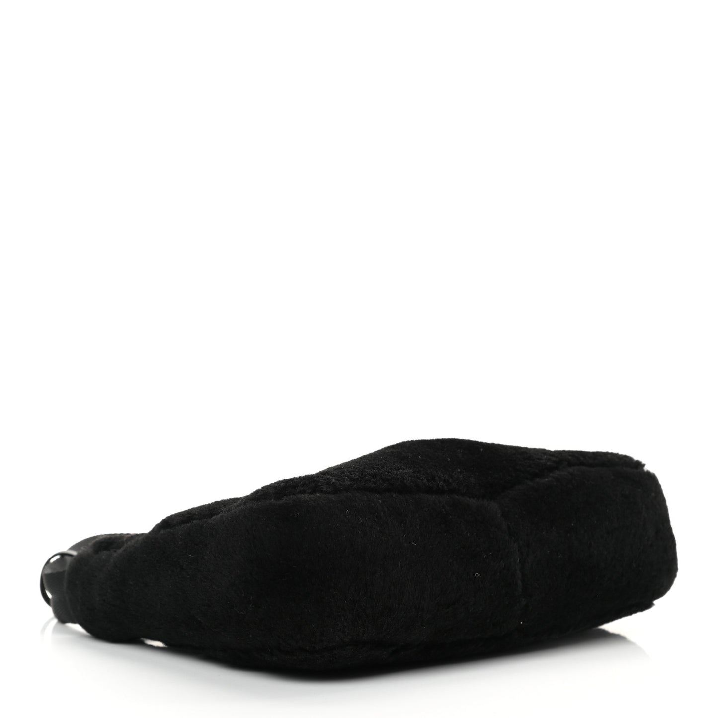 Shearling Mini Re-Edition 2000 Bag Black