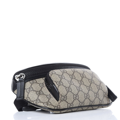 Gucci GG Supreme Monogram Belt Bag Black 4 of 8