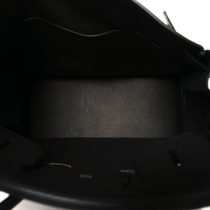 Hermes Taurillon Clemence Birkin 35 Black 5 of 13