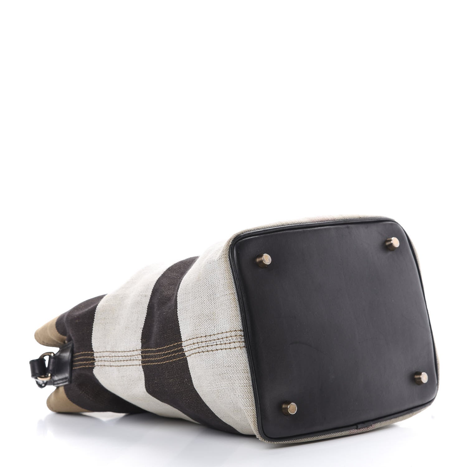 Burberry Canvas Mega Check Medium Susanna Hobo Black 3 of 16