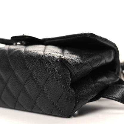 Chanel Grained Calfskin Quilted 2.55 Reissue Flap Belt Bag Clutch Black 10 of 10