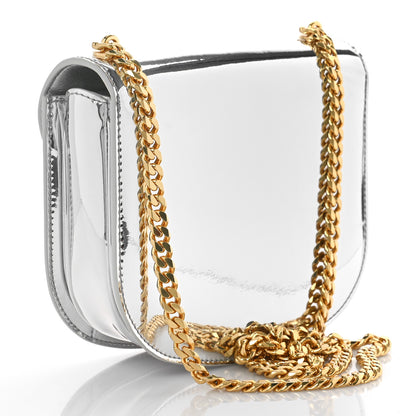 Celine Mirror Calfskin Teen Besace Chain Triomphe Silver 3 of 8