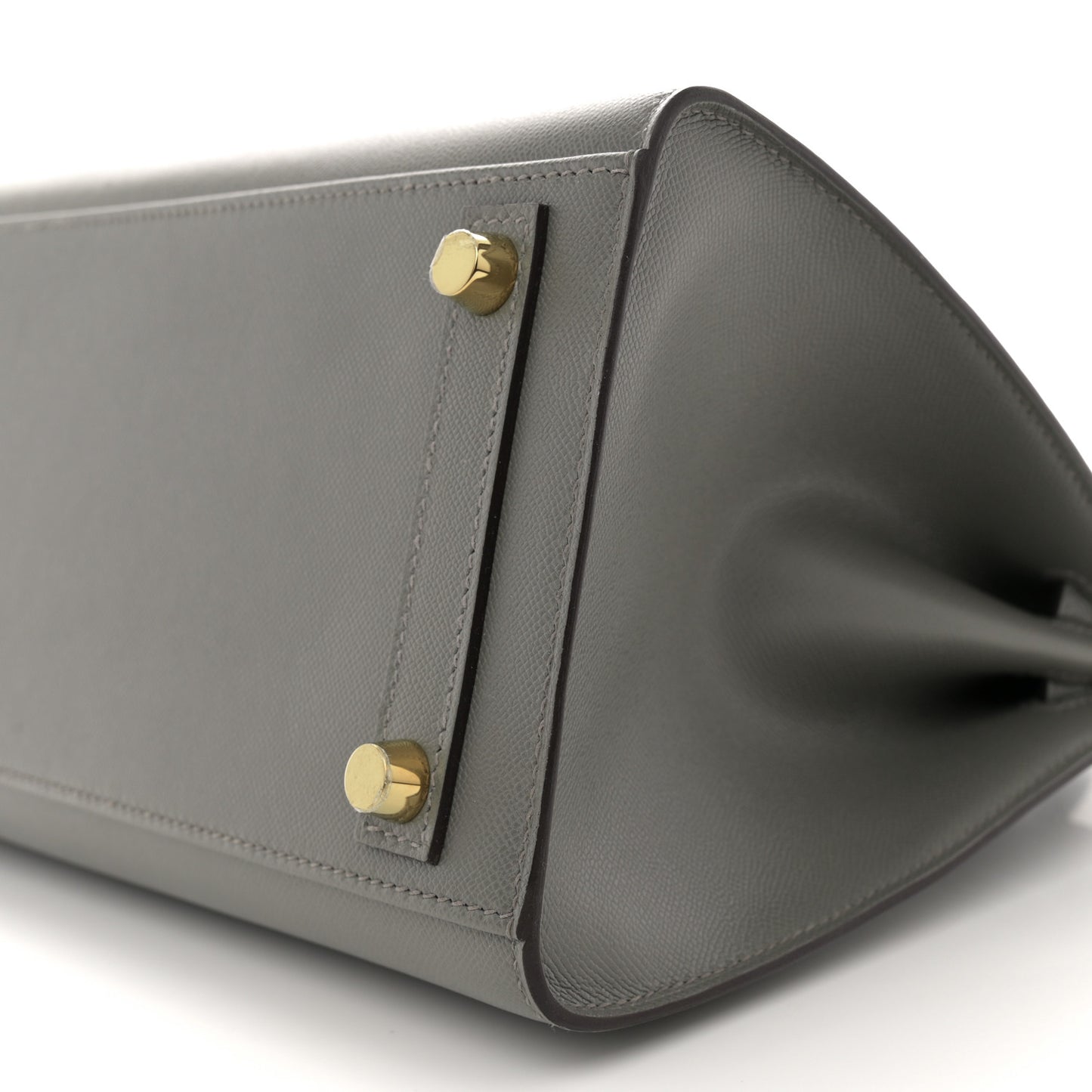 Madame Calfskin Birkin Sellier 25 Gris Meyer