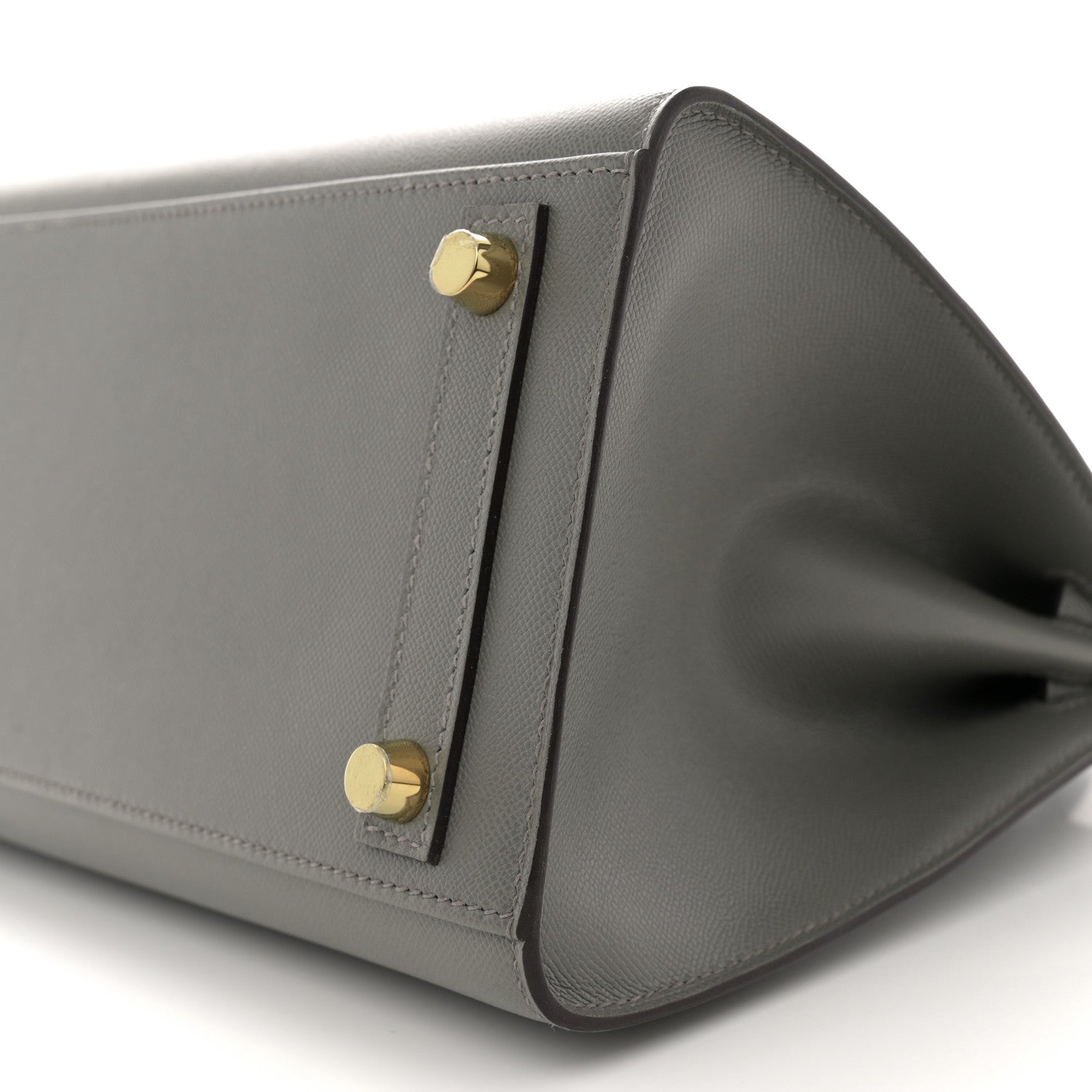 Hermes Madame Calfskin Birkin Sellier 25 Gris Meyer 10 of 11