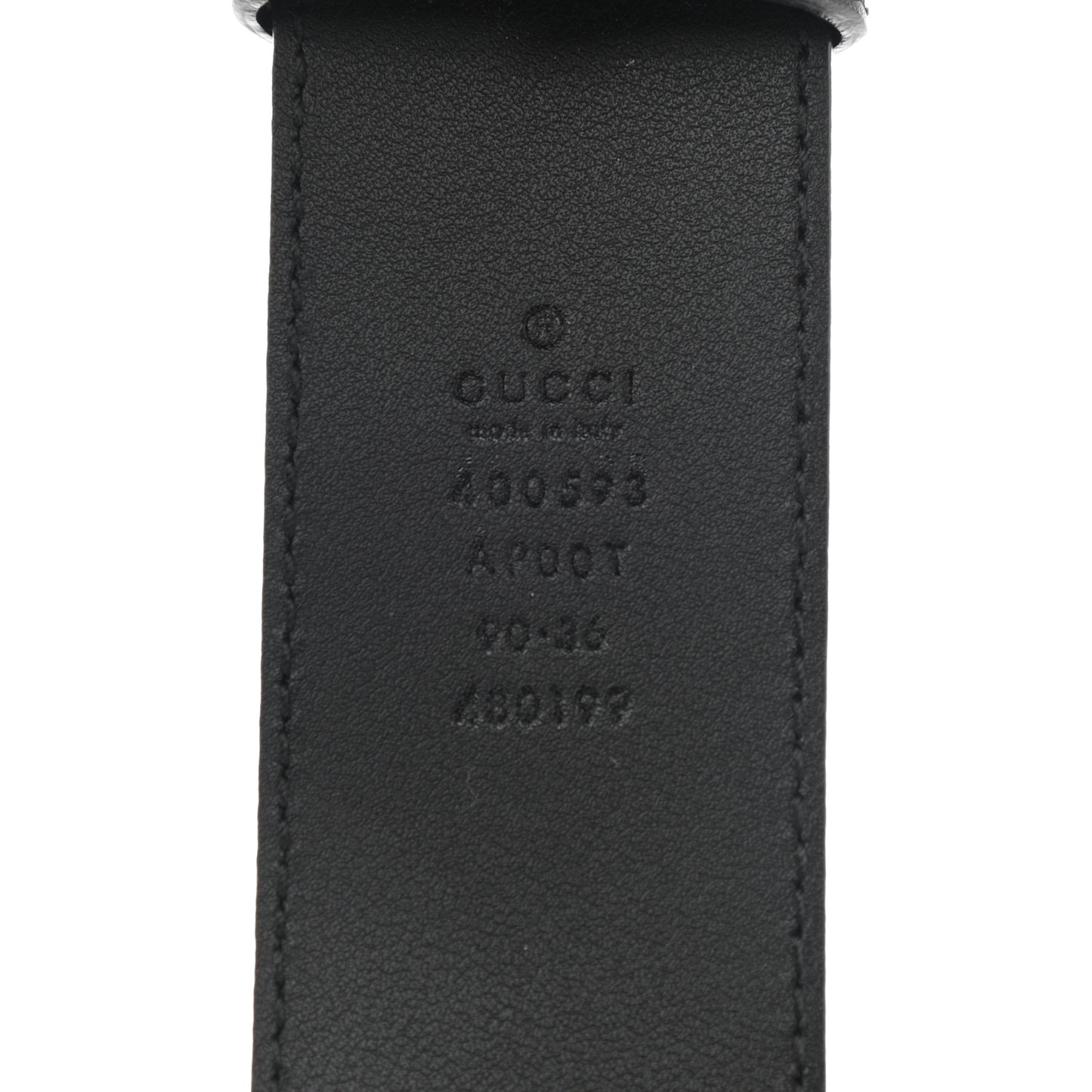 Calfskin Double G 40mm Belt 90 36 Black