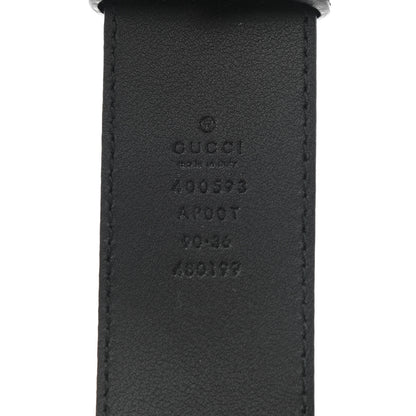 Gucci Calfskin Double G 40mm Belt 90 36 Black 3 of 9