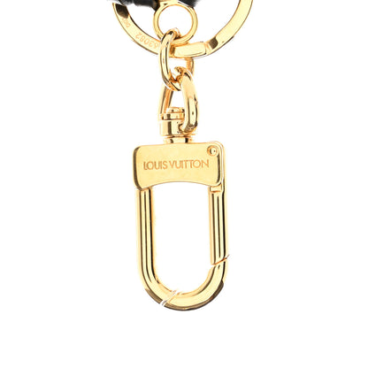 Louis Vuitton Metal Lambskin Enamel Very Bag Charm Key Holder Black 3 of 6