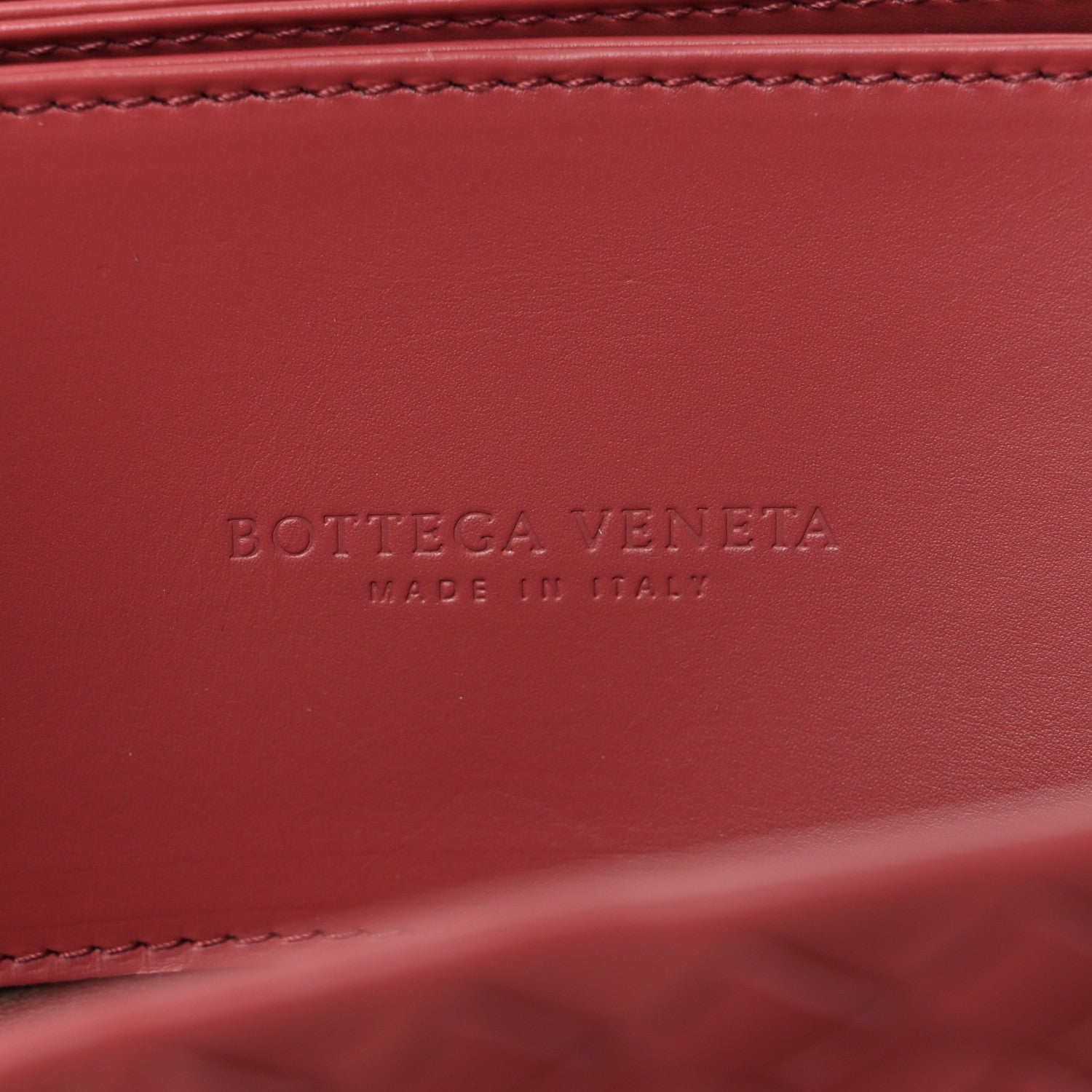 Bottega Veneta Nappa Intrecciato Medium Roma Tote Red 6 of 10