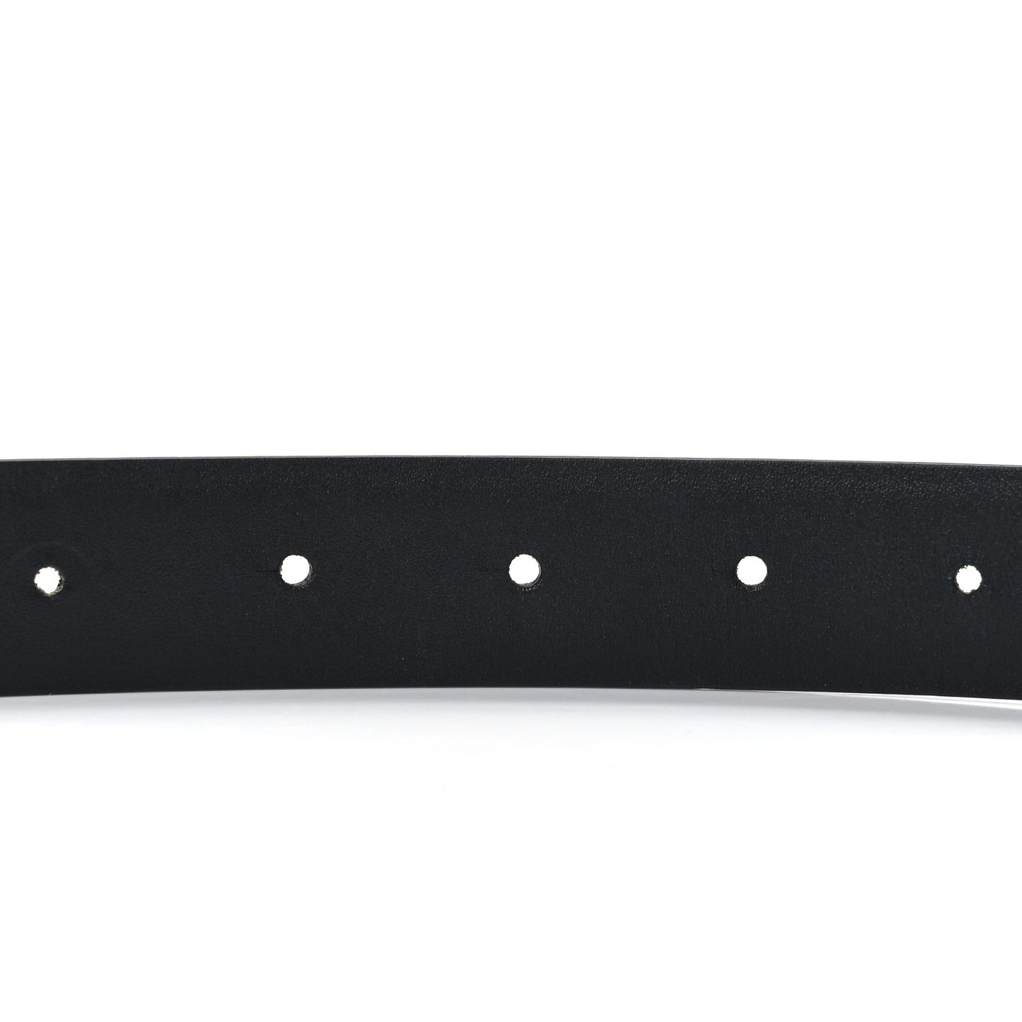 Calfskin Logo Belt 80 32 Black