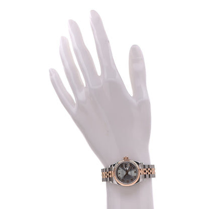 Rolex Stainless Steel 18K Everose Gold 26mm Oyster Perpetual Datejust Watch Pink 179171 2 of 7