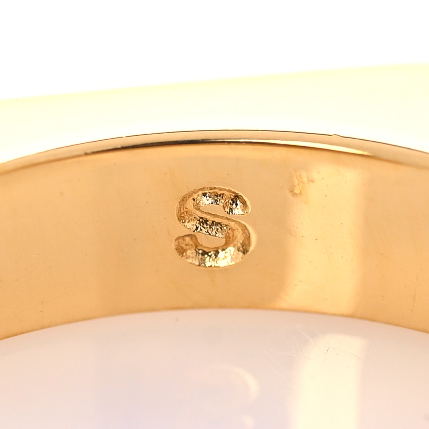 Metal Trio F Fendi Ring S Gold Silver Rose Gold