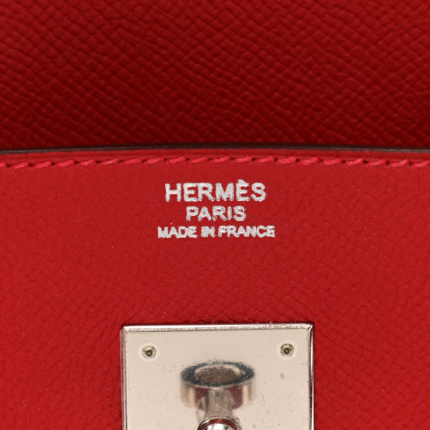 Epsom Birkin 30 Rouge Casaque