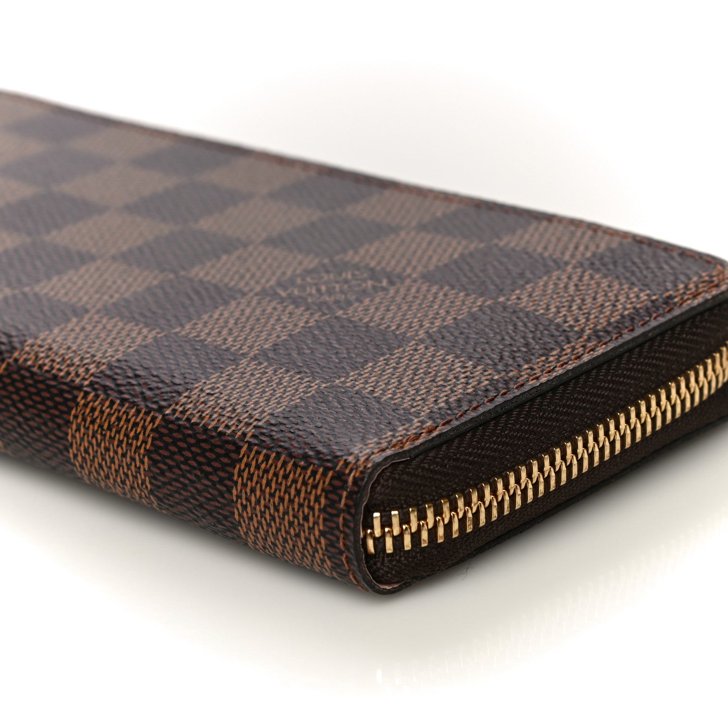 Louis Vuitton Damier Ebene Clemence Wallet Rose Ballerine 9 of 11