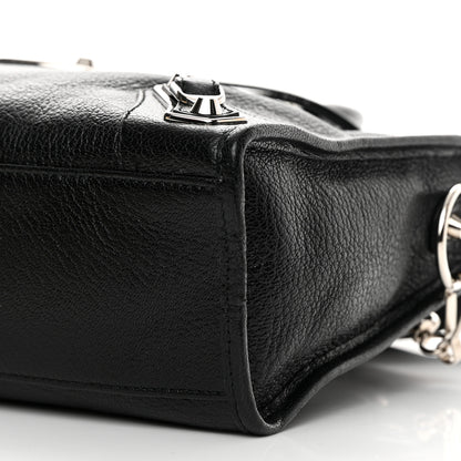 Balenciaga Chevre Silver Metallic Edge Hardware S City Black 10 of 12