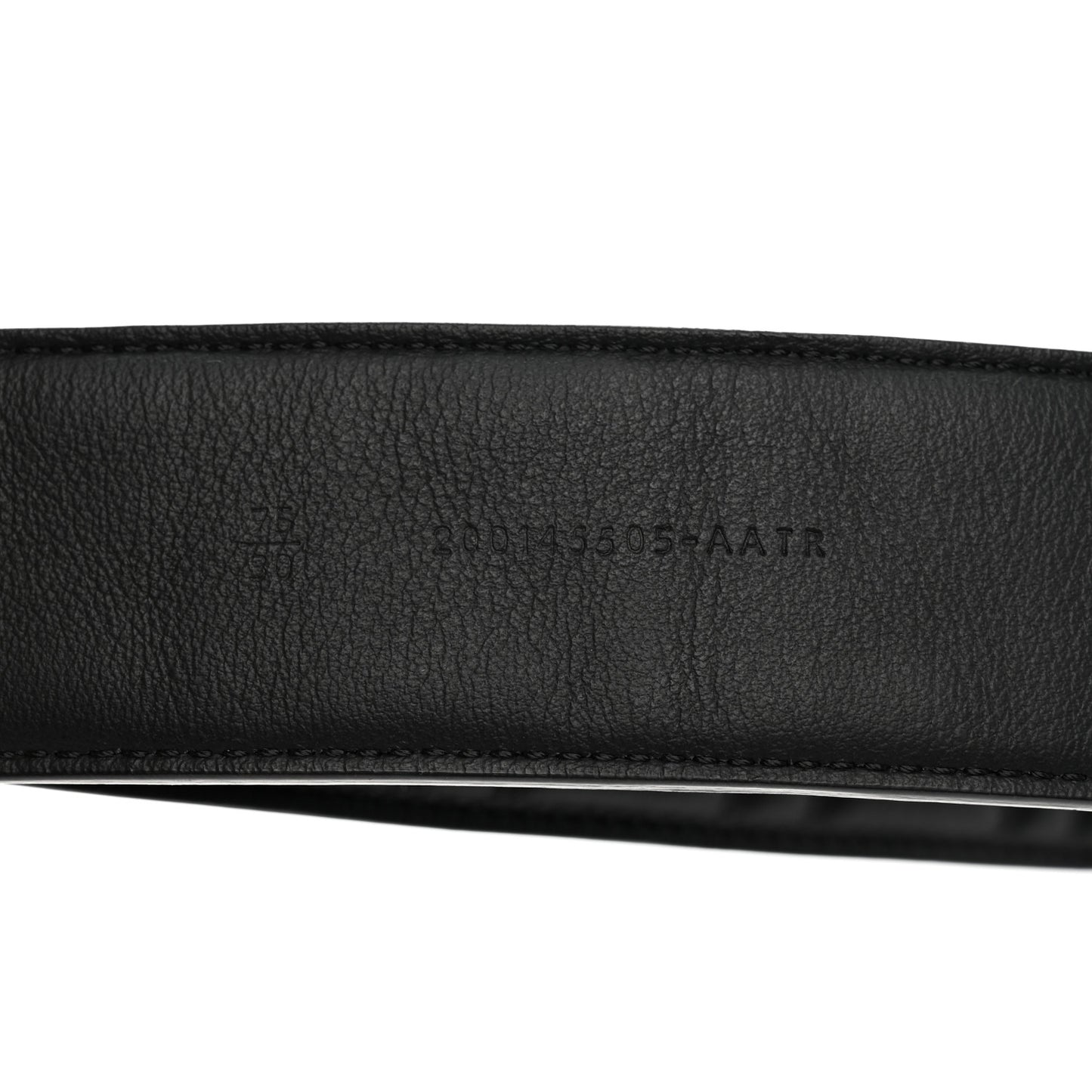 Nappa FF 1974 Embossed Belt 75 30 Black