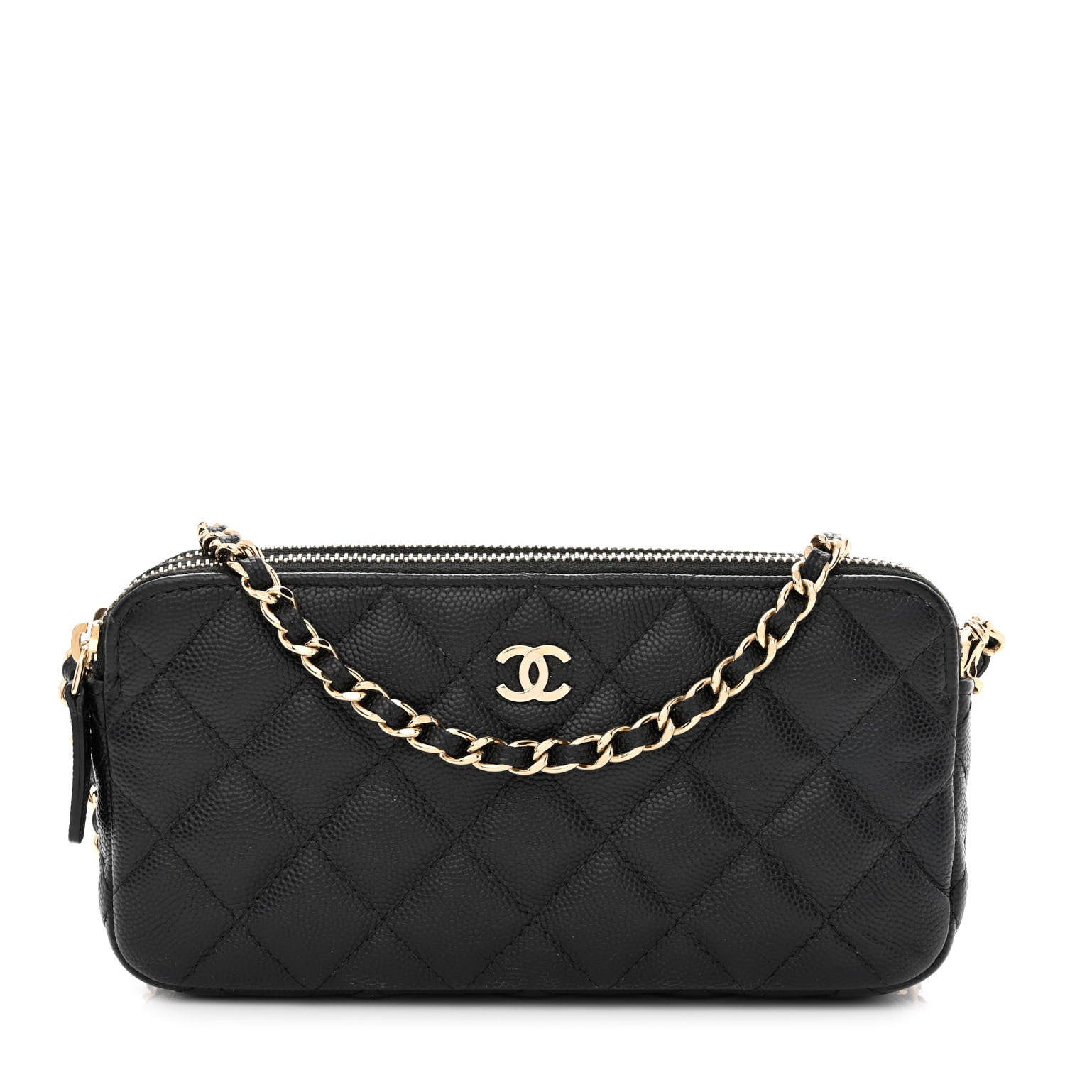 Chanel Caviar Quilted Small Clutch With Chain Black 1 of 16
