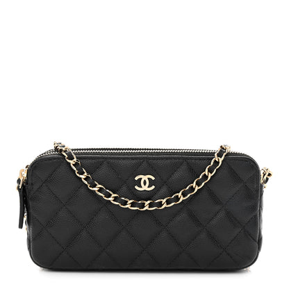 Chanel Caviar Quilted Small Clutch With Chain Black 1 of 16
