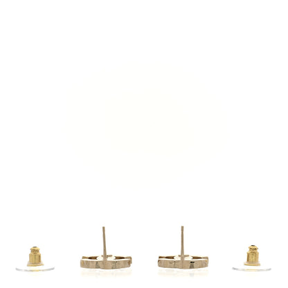 Chanel Pearl Crystal CC Earrings Gold 3 of 5