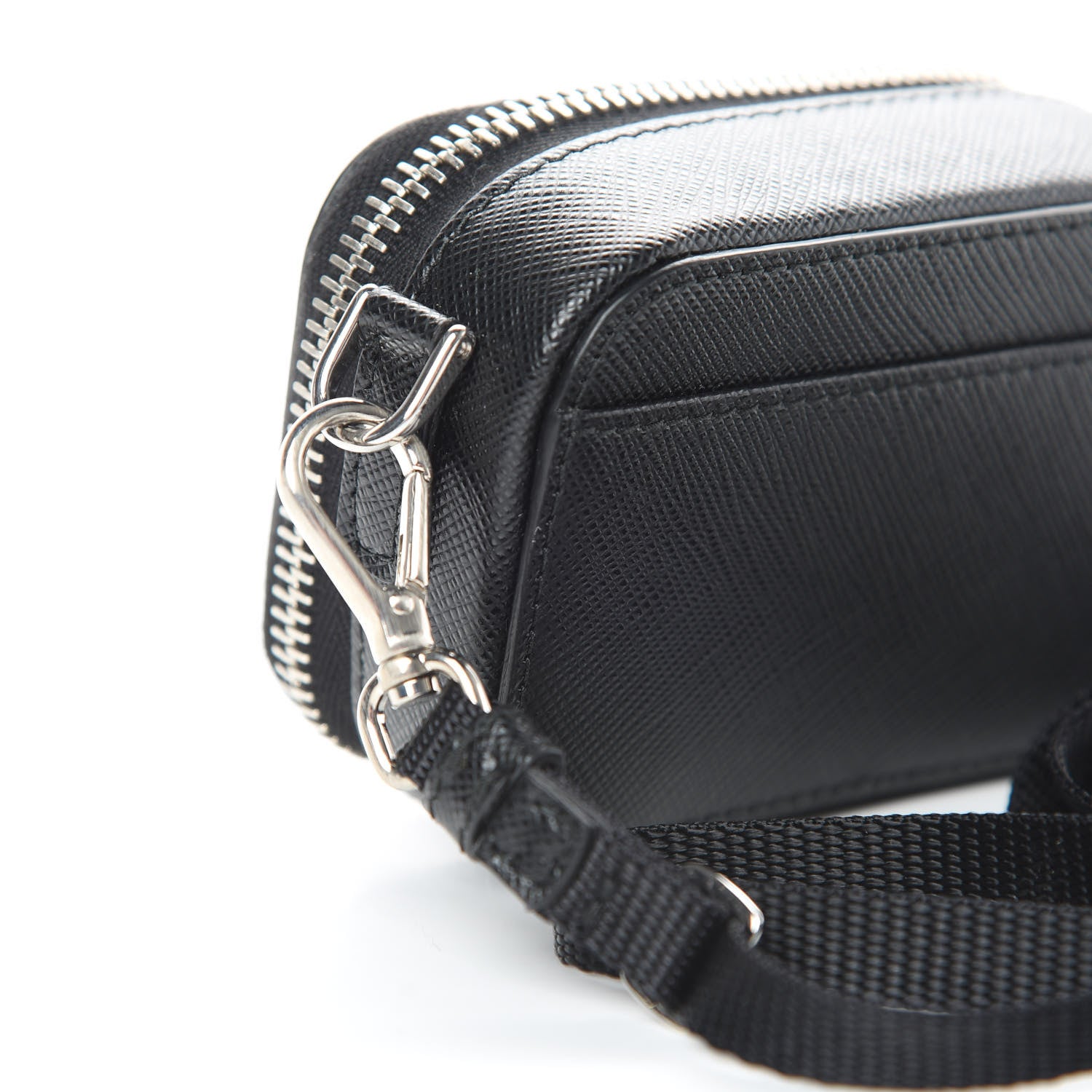 Prada Saffiano Cargo Pouch Black 10 of 11