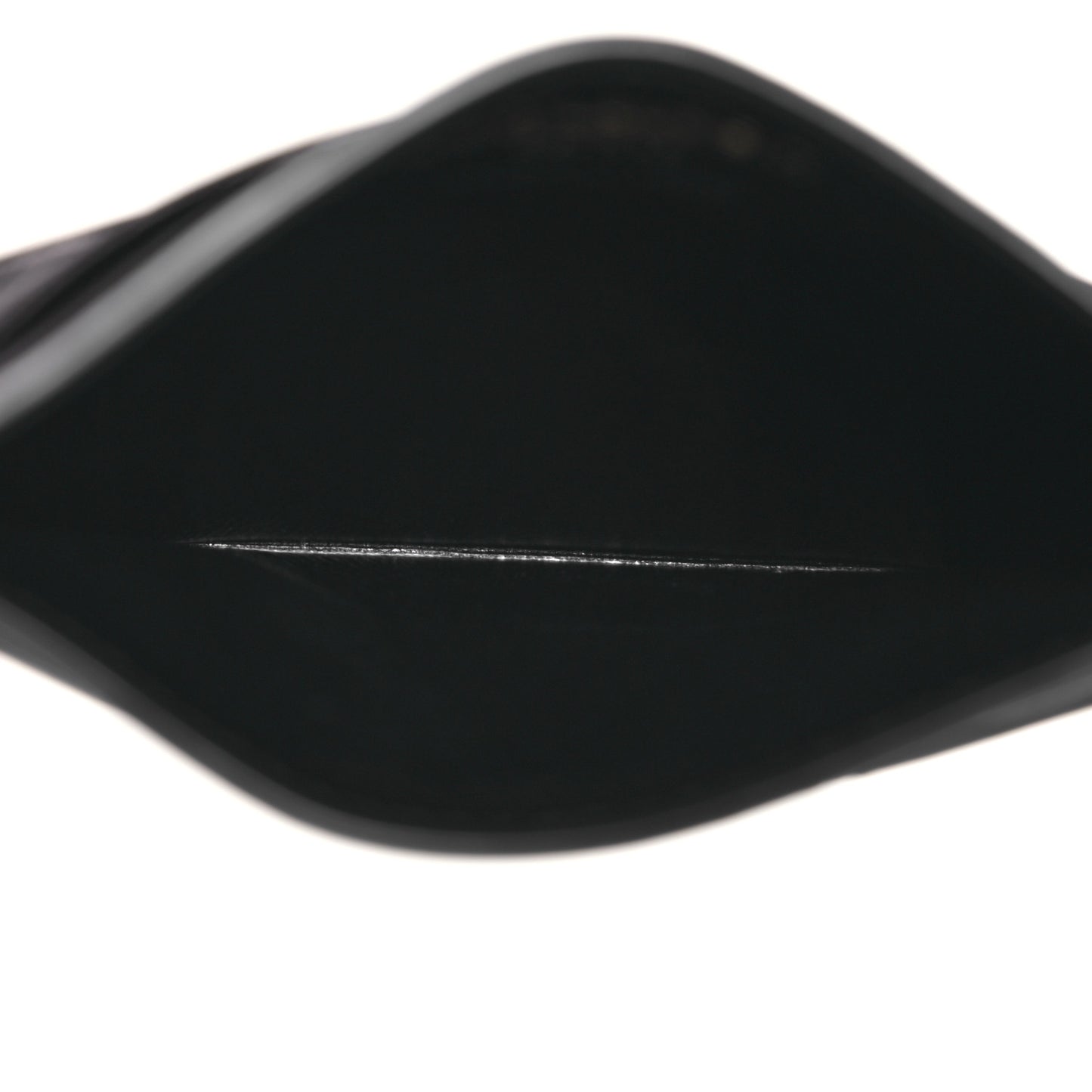 Lambskin Quilted Gaby Credit Card Case Black