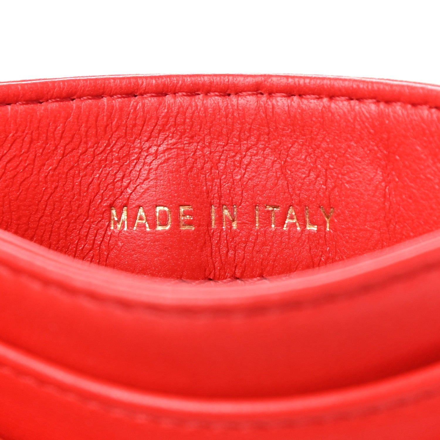 Chanel Lambskin Quilted Camellia Card Holder Red 7 of 8