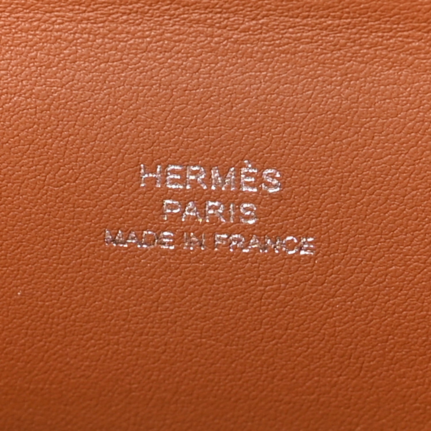 Hermes Barenia Faubourg Videpoches Fauve Gold 6 of 11