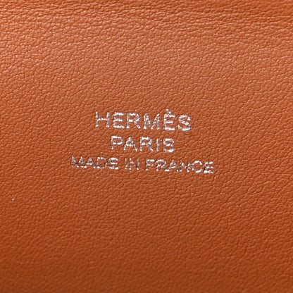Hermes Barenia Faubourg Videpoches Fauve Gold 6 of 11