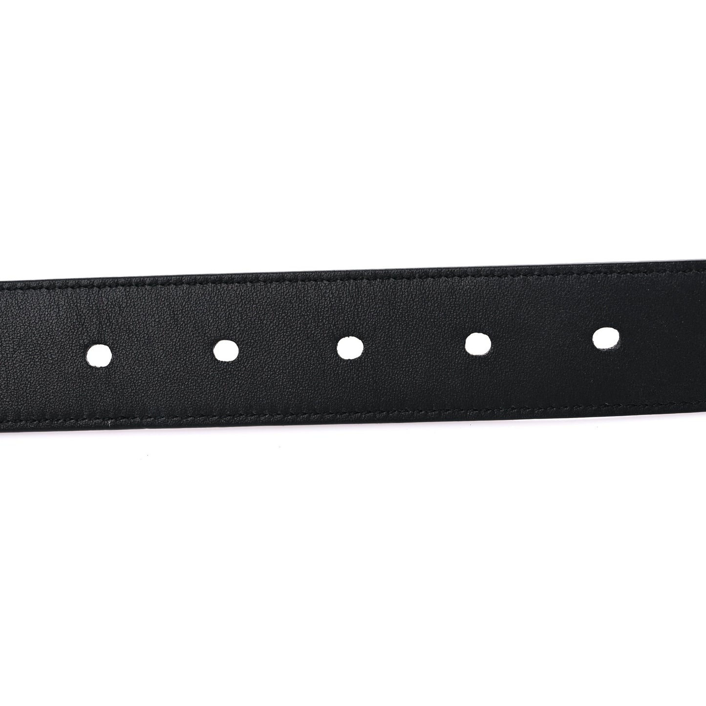 Smooth Calfskin Monogram Square Buckle Belt 90 36 Black
