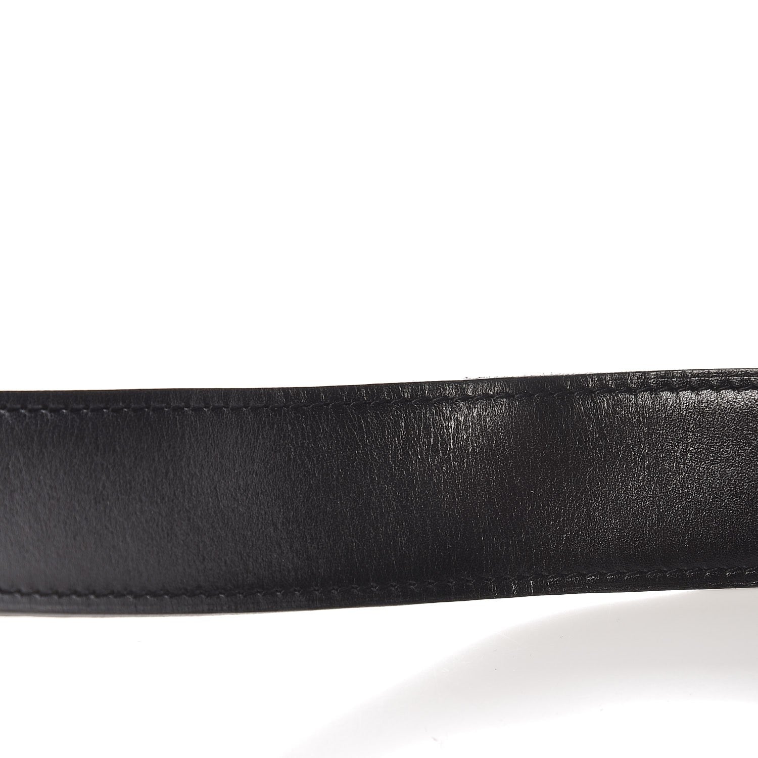 Hermes Box Togo 32mm H Belt 100 Black Etoupe 6 of 10