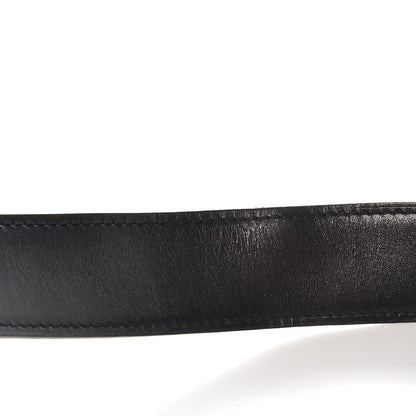 Hermes Box Togo 32mm H Belt 100 Black Etoupe 6 of 10