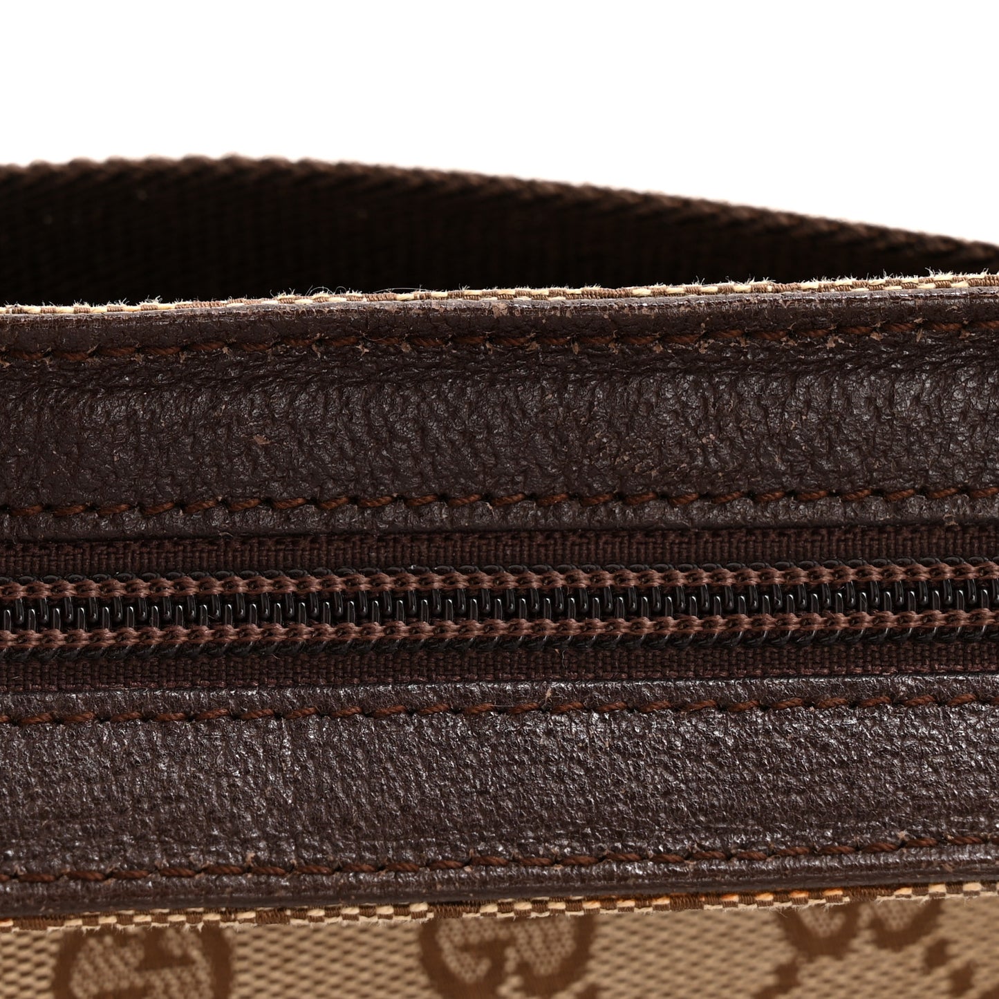 Monogram Shoulder Bag Dark Brown