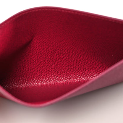 Louis Vuitton Calfskin Felicie Card Holder Insert Fuchsia 5 of 8