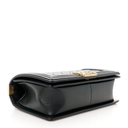 Chanel Caviar Quilted Medium Boy Flap Black 4 of 11