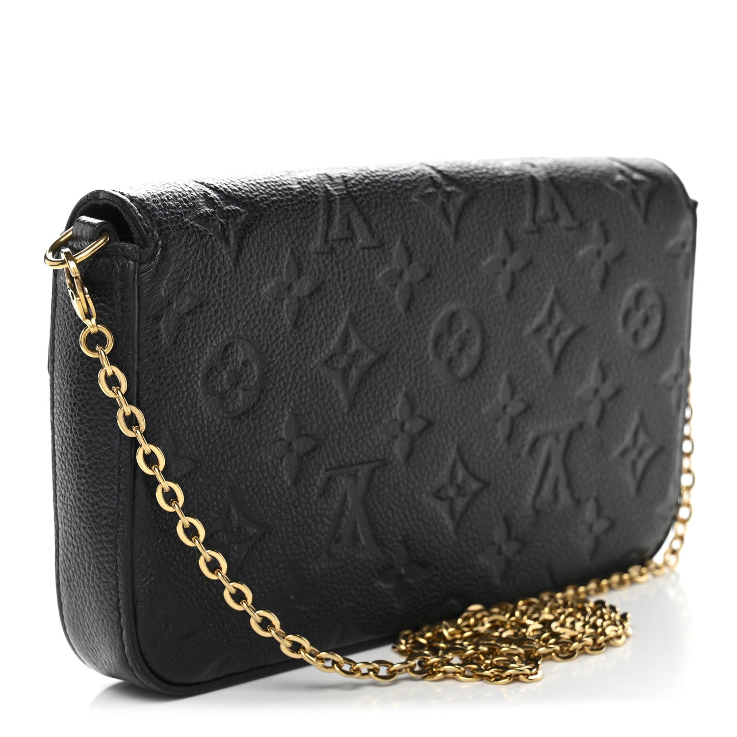 Empreinte Pochette Felicie Chain Wallet Black