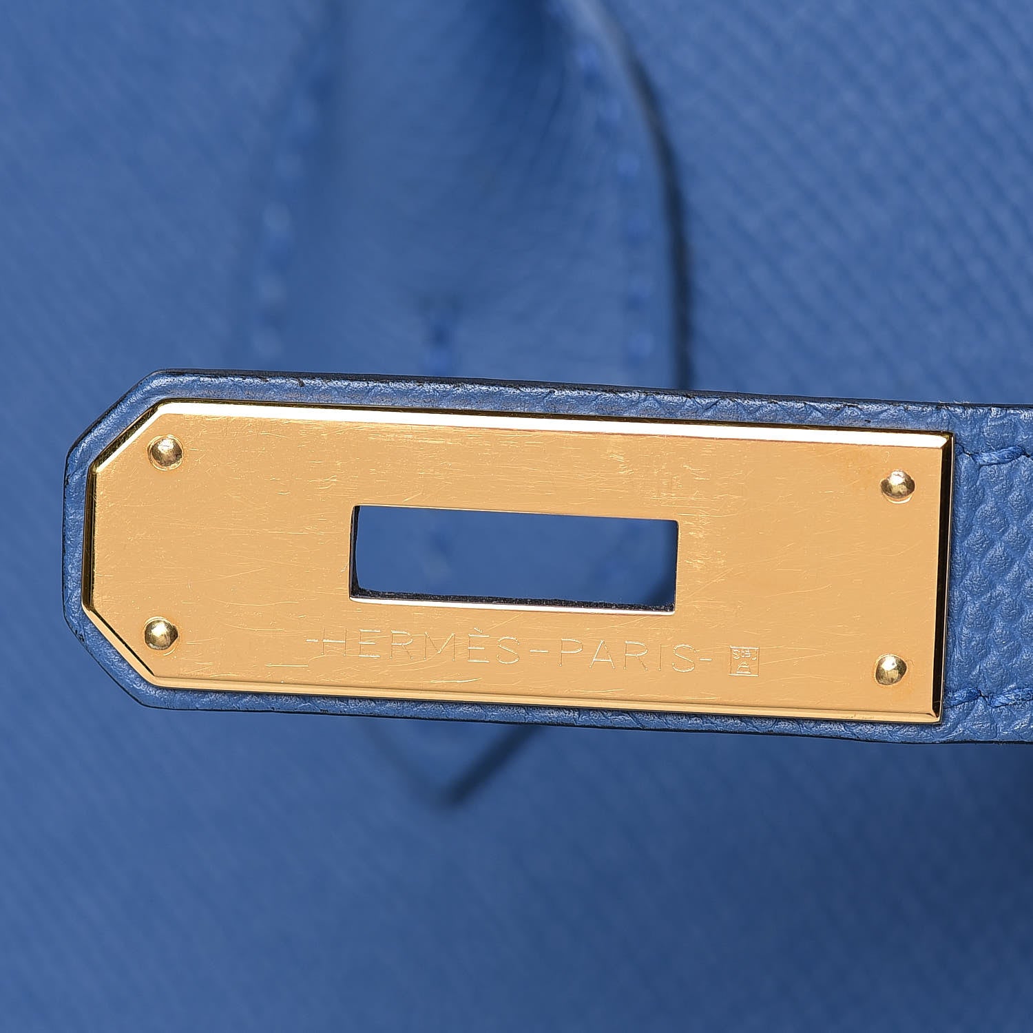 Hermes Epsom Birkin 35 Bleu Agate 13 of 34